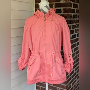 d.e.t.a.i.l.s INLT Pink Hooded Water Resistant Jacket with Liner